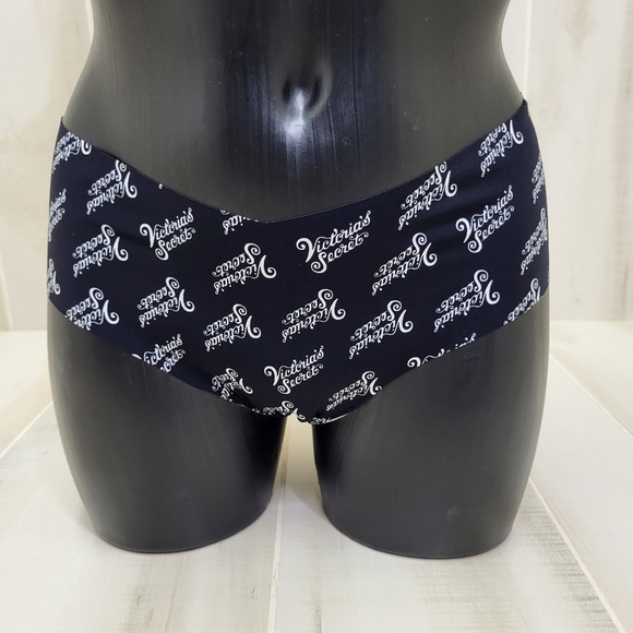 Victoria's Secret Intimates & Sleepwear Victorias Secret Seamless Panty New Black Laser Cut